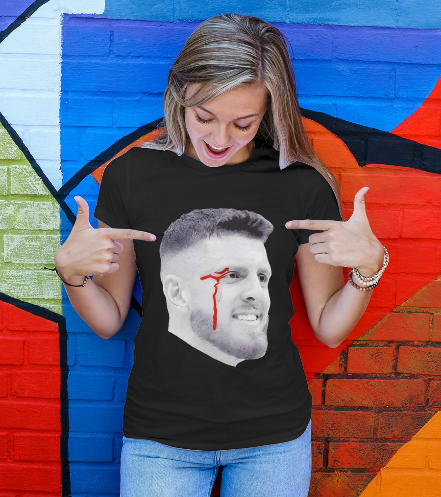 Isaiah Hartenstein IHart Bighead Bloody Face T-Shirt