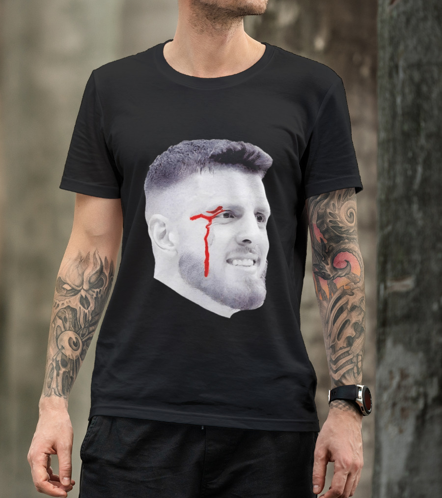 Isaiah Hartenstein IHart Bighead Bloody Face T-Shirt
