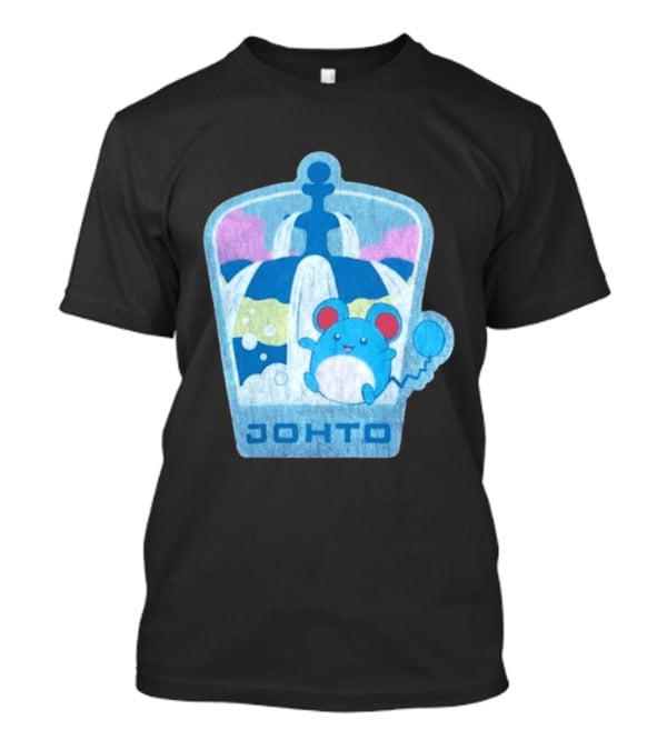 Johto Marill Fountain Explore Pokémon T-Shirt