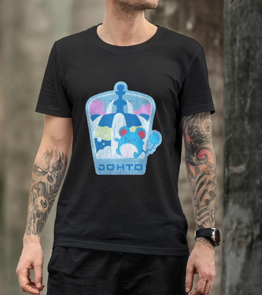 Johto Marill Fountain Explore Pokémon T-Shirt