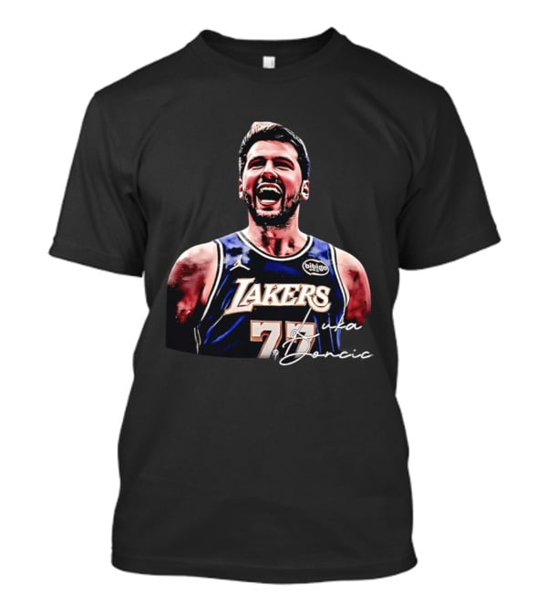Luka Doncic Number 77 Los Angeles Lakers MVP 2026 T-Shirt