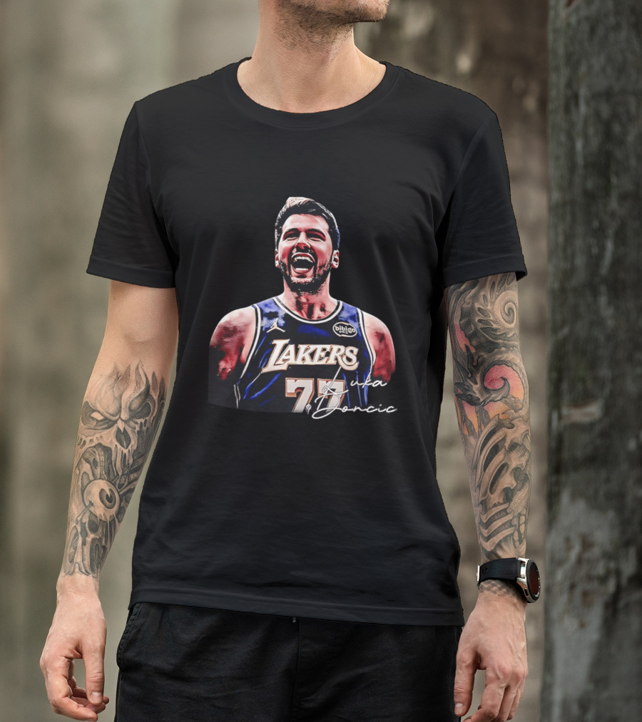 Luka Doncic Number 77 Los Angeles Lakers MVP 2026 T-Shirt