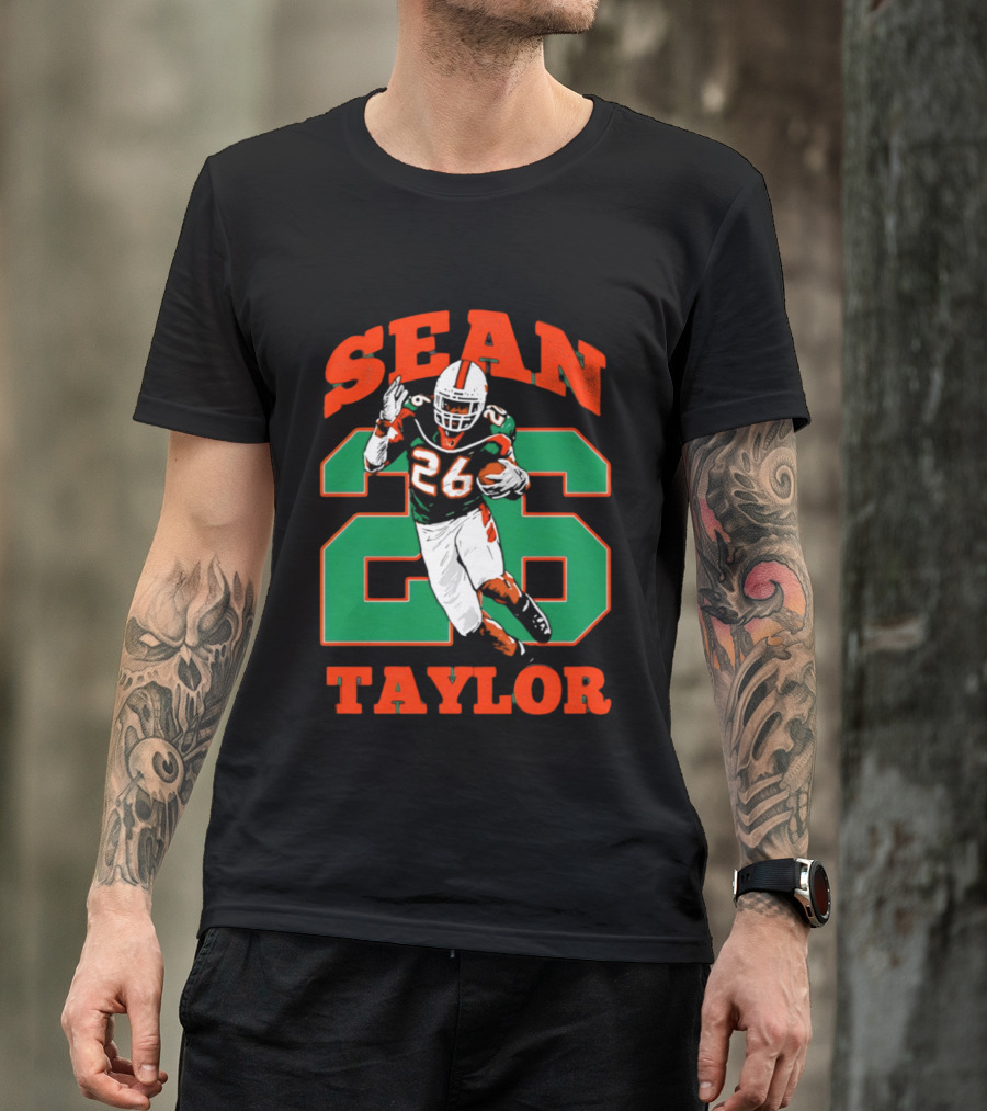 Sean Taylor 26 Miami Hurricanes Football Legend T-Shirt