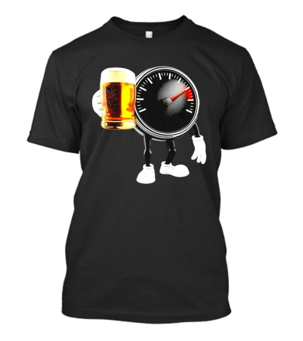 Speedometer Beer Do Not Drink Alcohol When Driving Awareness T-Shirt