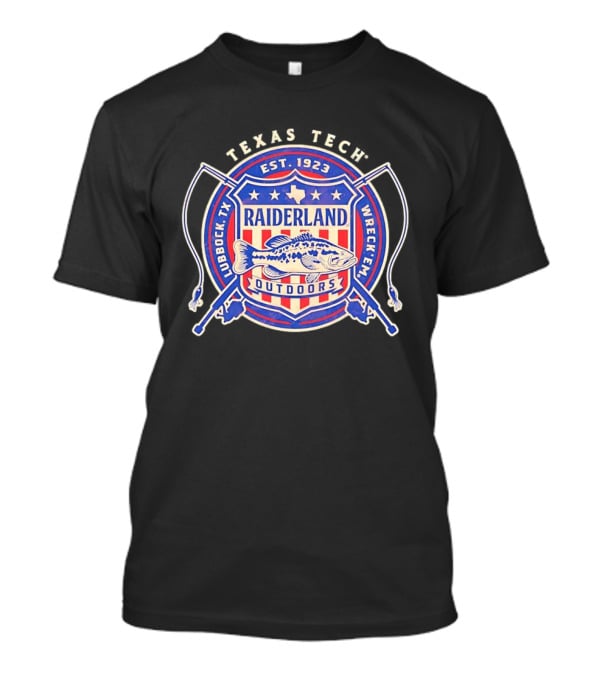 Texas Tech Raiderland Outdoors Est. 1923 Wreck Em Lubbock TX T-Shirt