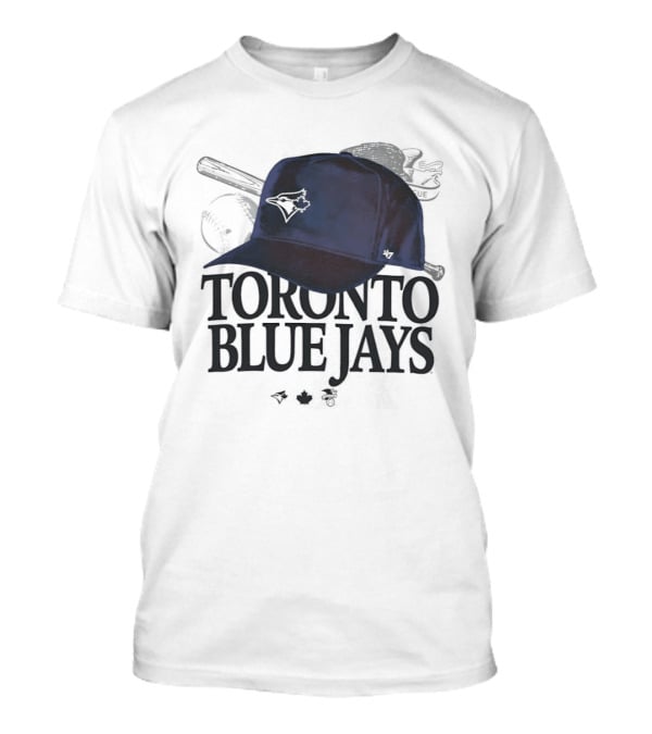 Toronto Blue Jays Official Baseball Hat Iconic Team Sports Merchandise T-Shirt