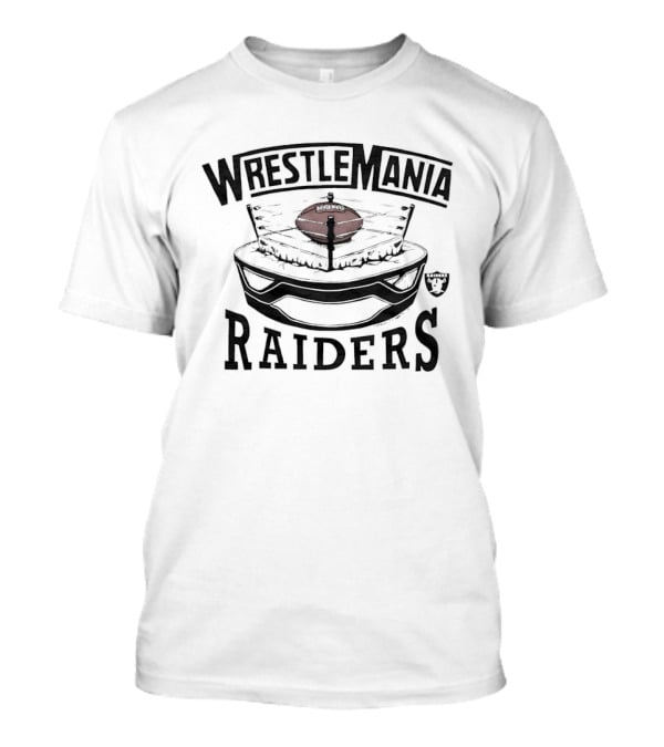 WrestleMania Raiders Las Vegas Wrestling Ring T-Shirt