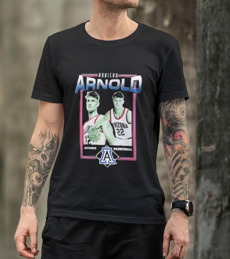 Arizona Wildcats Arnold 22 Basketball Player Sports Team T-Shirt