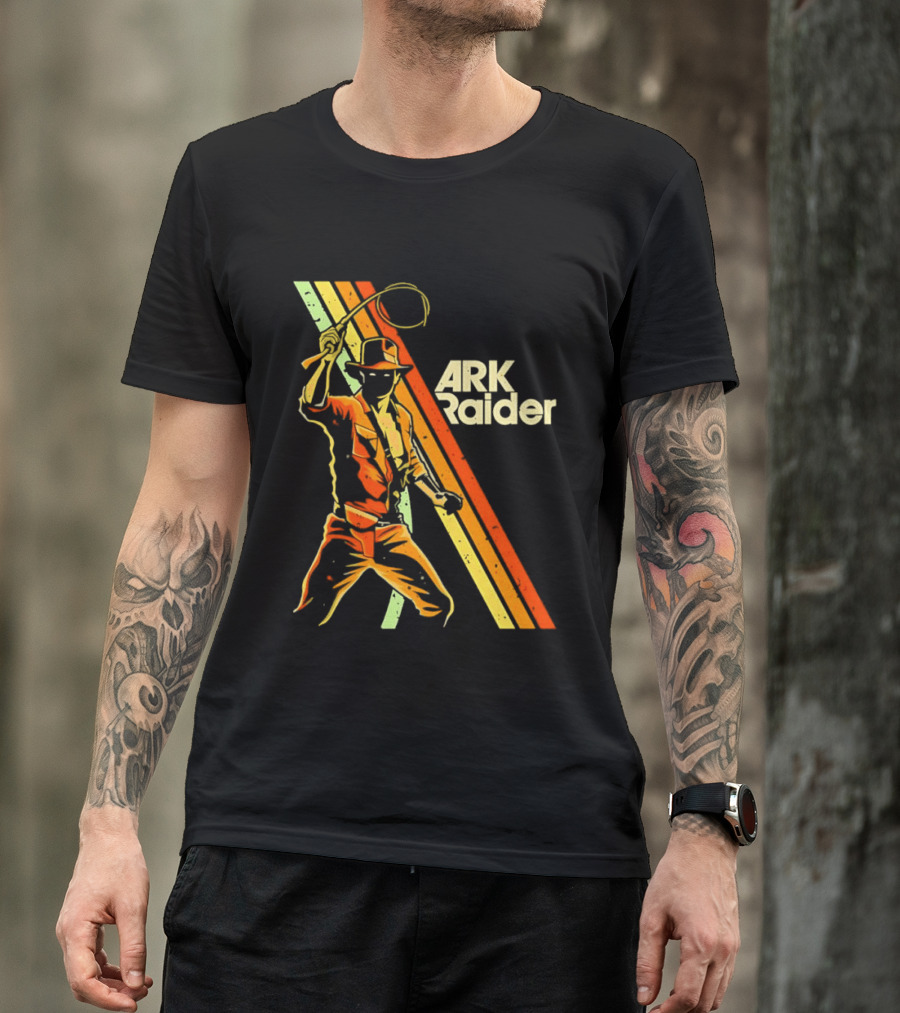 Indiana Jones Ark Raider Retro Whip Adventure T-Shirt