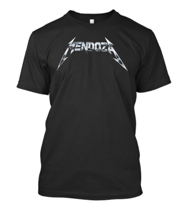 Mendoza Metallica Font T-Shirt