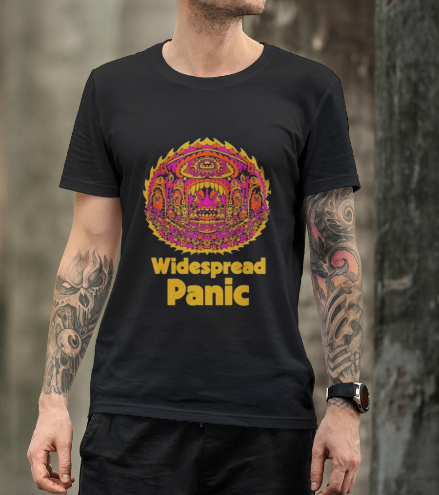 Widespread Panic Young And Sick Monster Art Vibrant Psychedelic T-Shirt