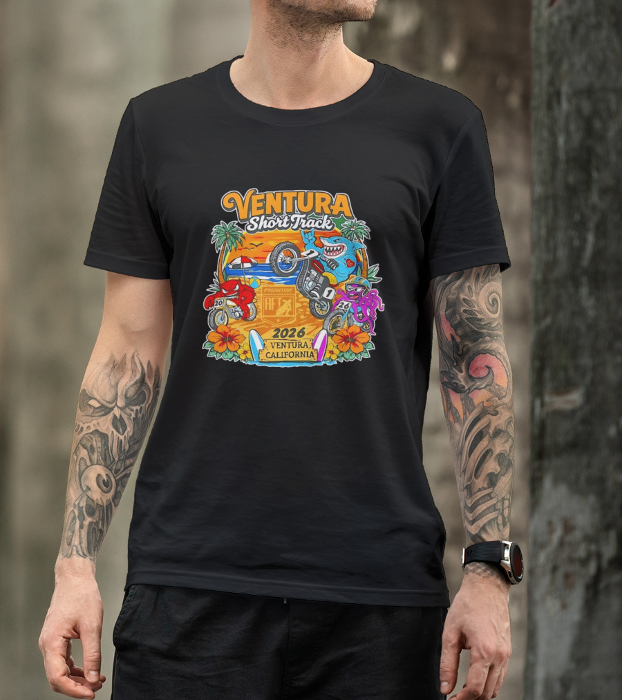 Ventura Short Track 2026 California Adventure Racing Event Ryder Cup T-Shirt