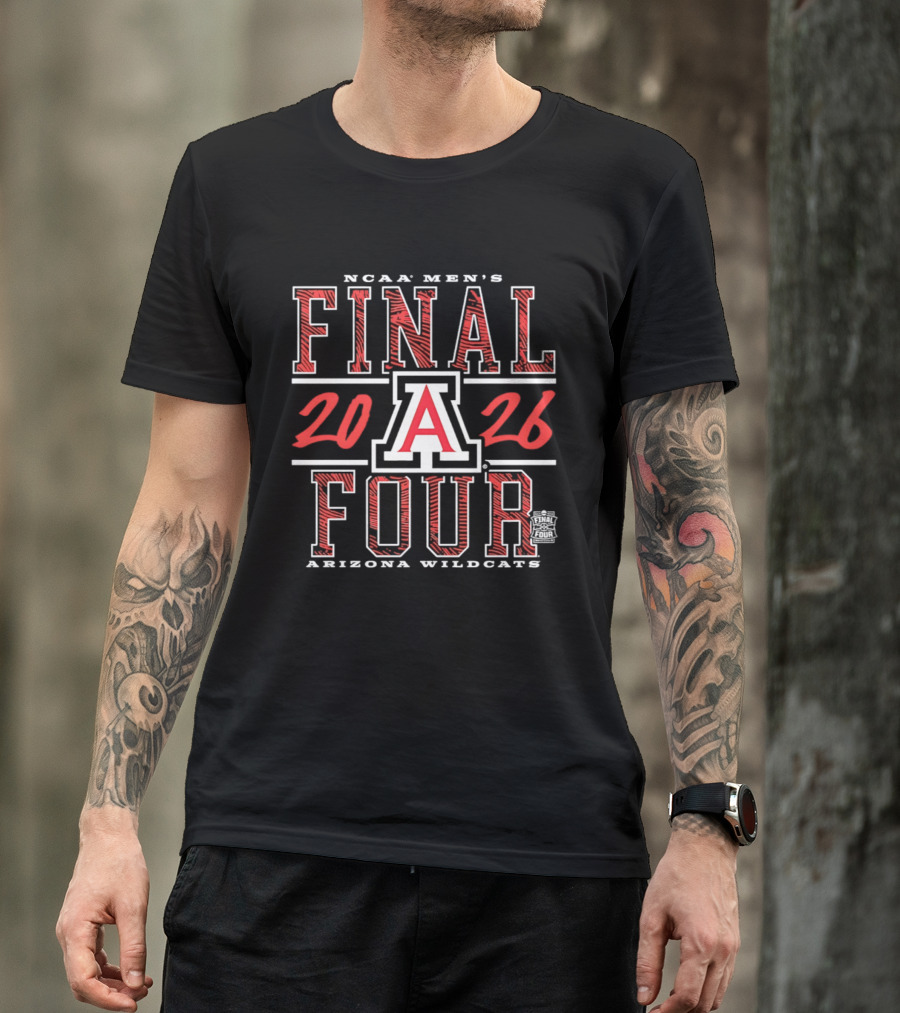 NCAA Men's Final Four 2026 Arizona Wildcats T-Shirt