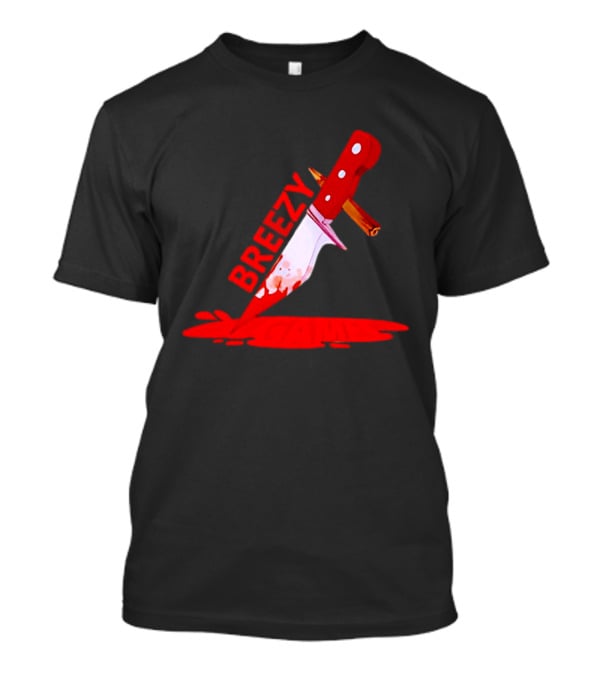 Breezy Games Bloodstained Knife T-Shirt