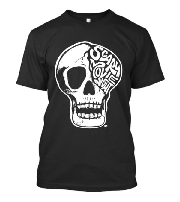 Skull Scary Movie Night Halloween Skull T-Shirt