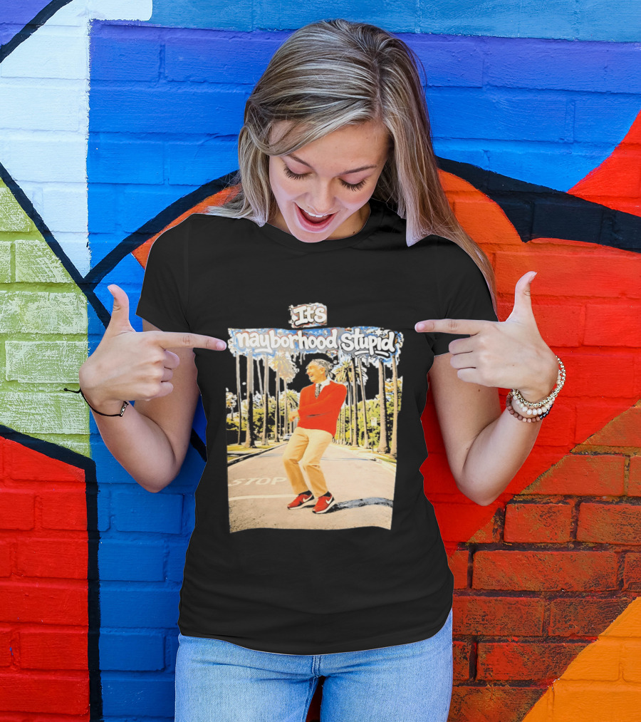 Mister Rogers Primitive Skateboarding It's Nayborhood Stupid T-Shirt