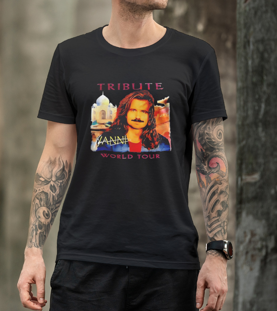 Yanni Tribute World Tour Taj Mahal T-Shirt