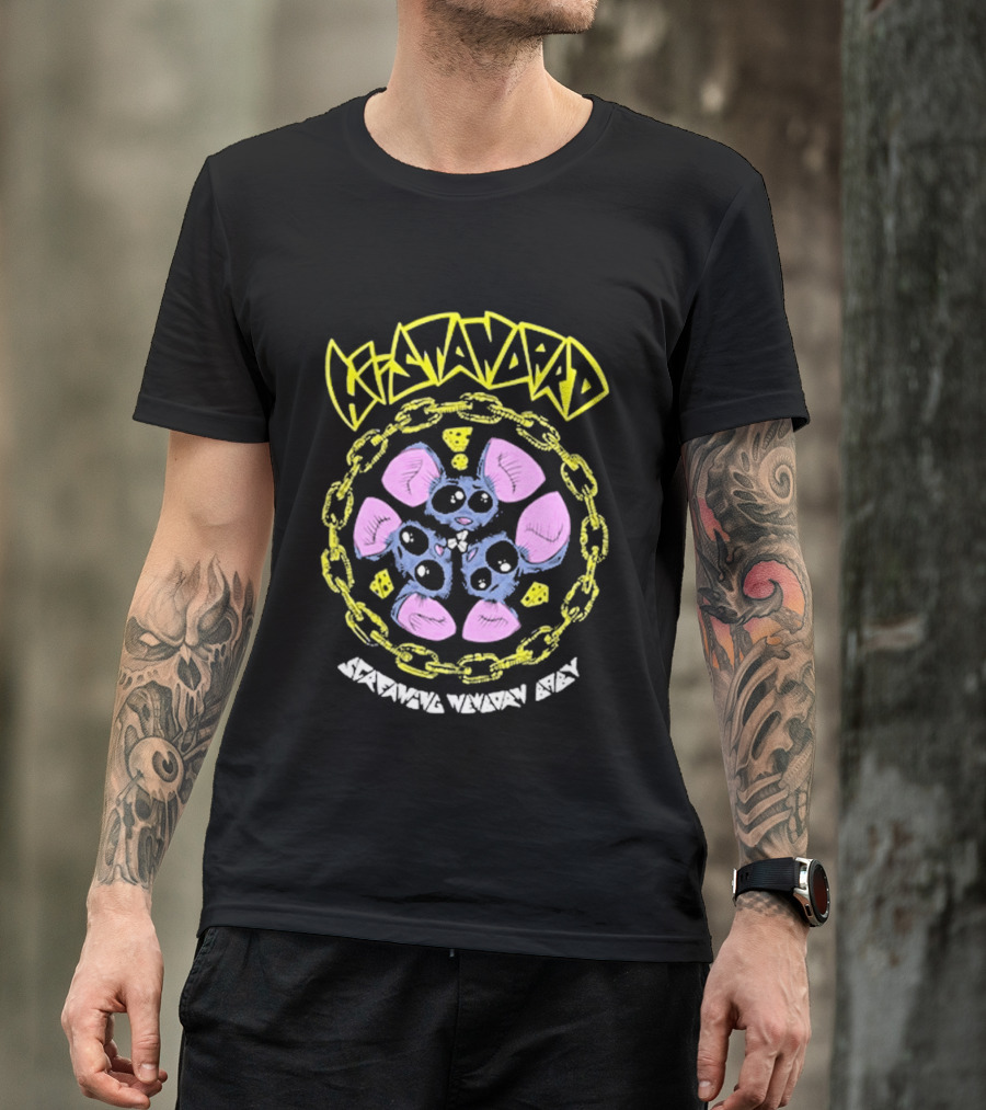 Hi Standard Screaming Newbody Baby Tour 2026 Chain Neon T-Shirt