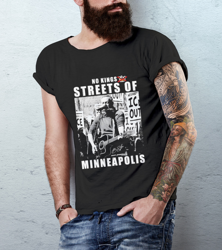 No Kings Streets Of Minneapolis Pruce Springsteen T-Shirt