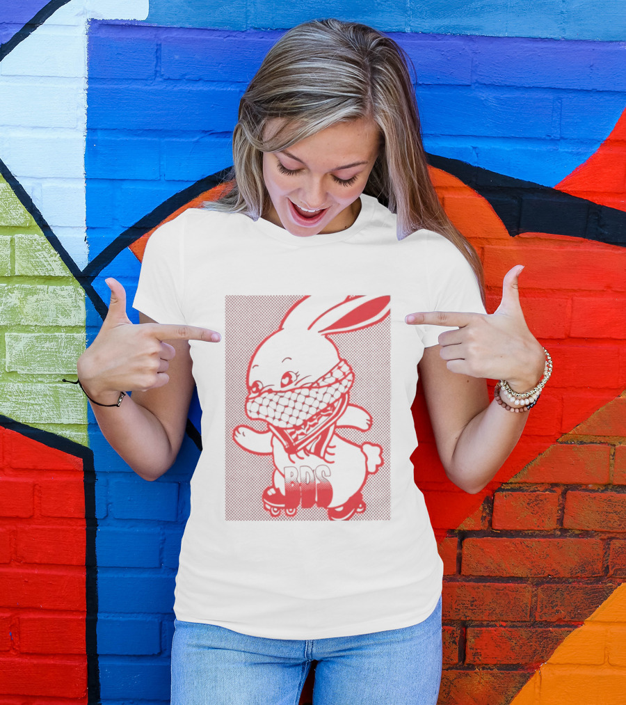 Skater Bunny BDS Vintage Roller Skates T-Shirt