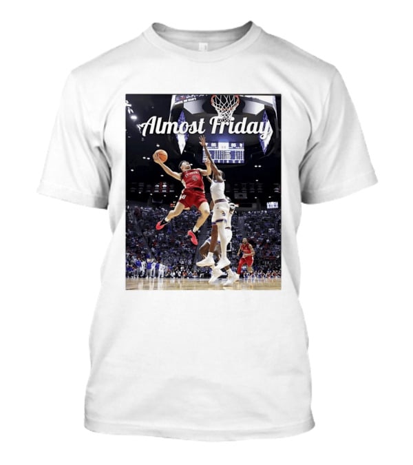 St John's Vs Kansas NCAA Basketball Almost Friday Action T-Shirt