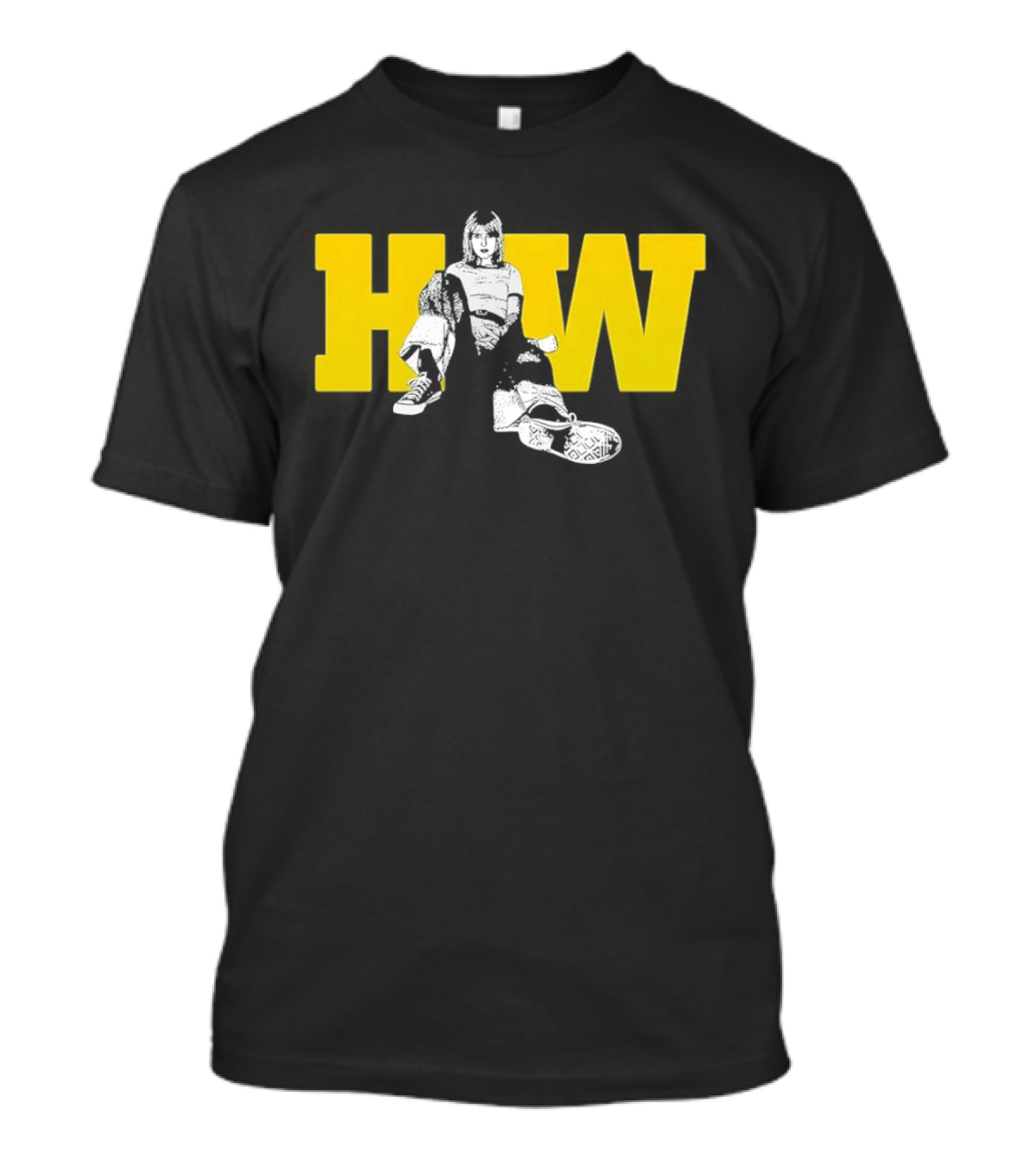 Hayley Williams HW Yellow Bold Letters T-Shirt