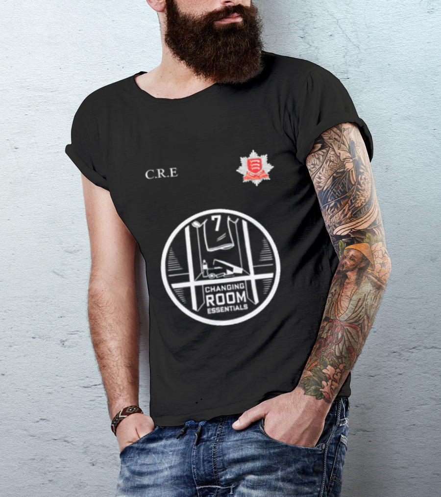 C.R.E Changing Room Essentials 7 Sports Locker Jersey T-Shirt