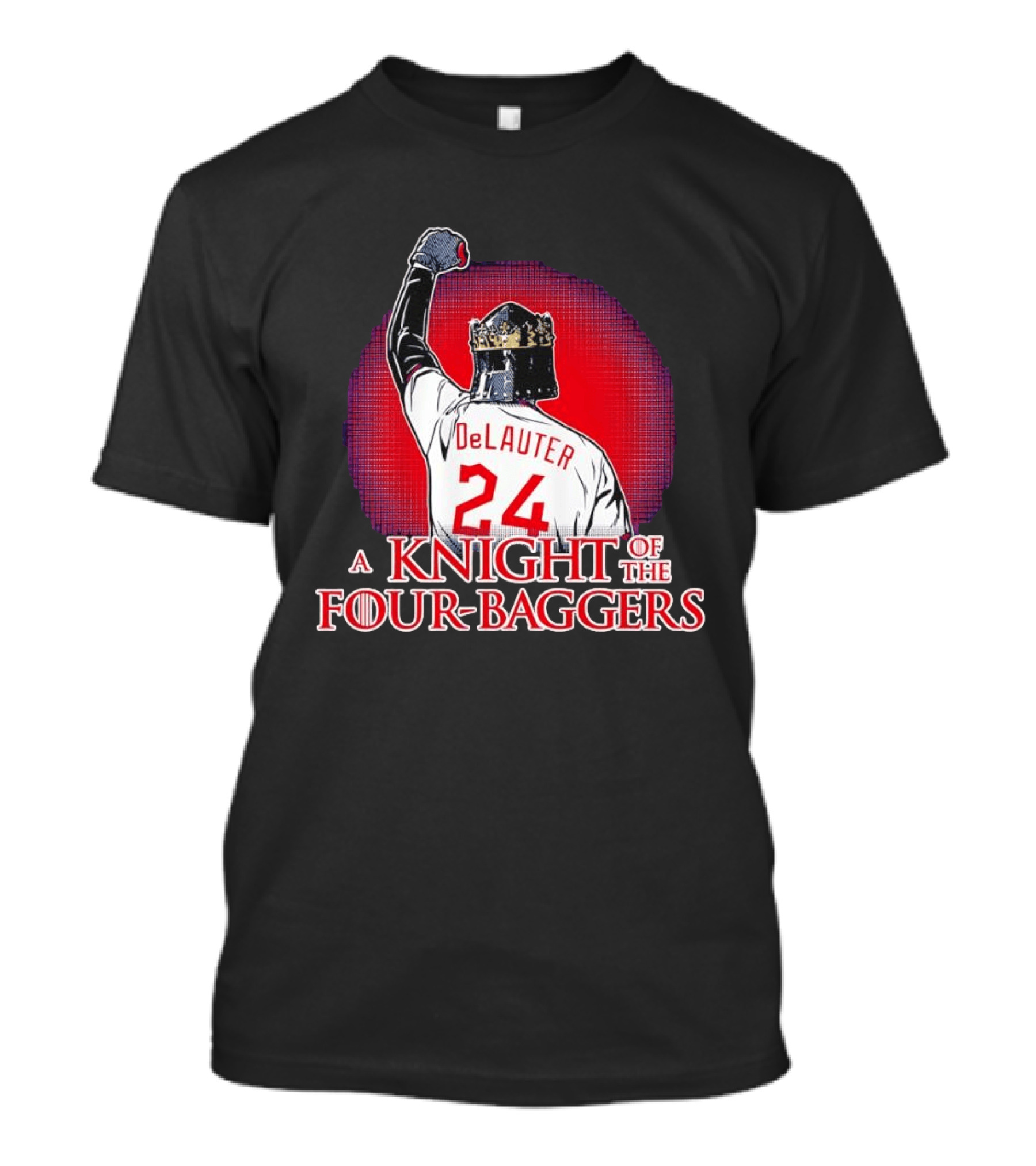 Chase DeLauter 24 A Knight Of The Four Baggers T-Shirt