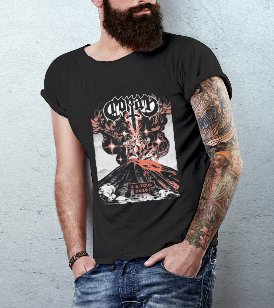 Conan Band U.S. Tour 2026 Explosive Lava T-Shirt