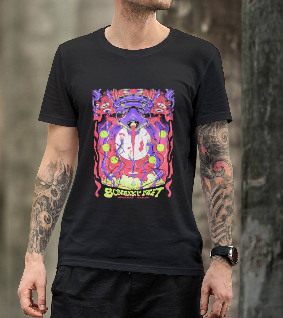 Squeaky Feet Tour 2026 Psychedelic T-Shirt
