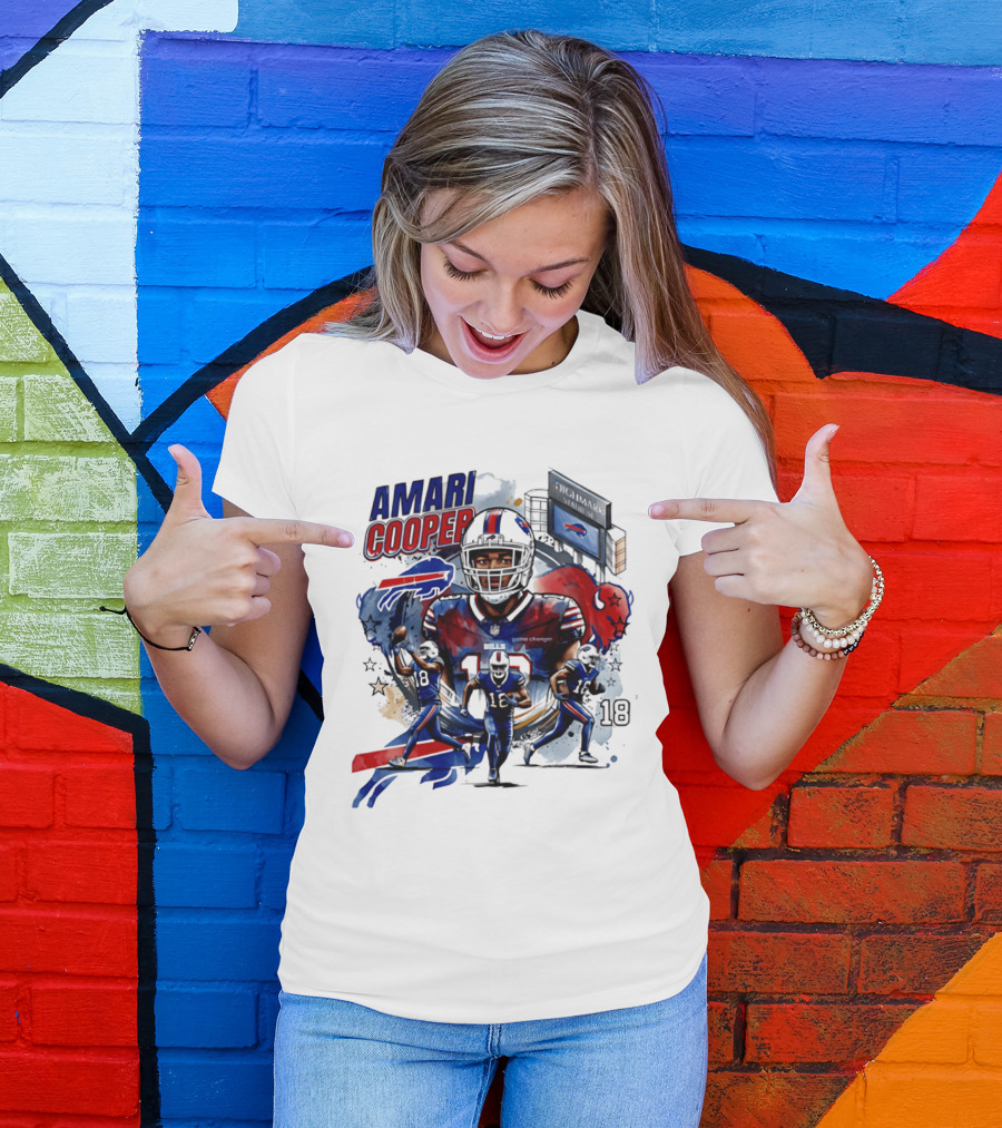 Amari Cooper Football 18 Stadium Buffalo Bills T-Shirt
