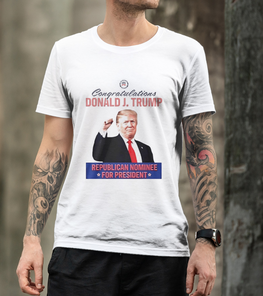 Donald J Trump Republican Nominee For President Conservatives T-Shirt