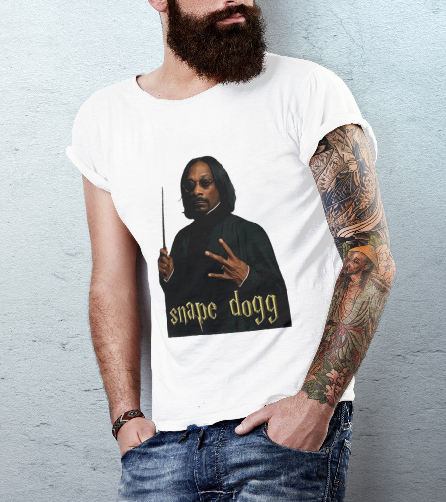 Snape Dogg Snoop Dogg Wizard Mashup Humor T-Shirt
