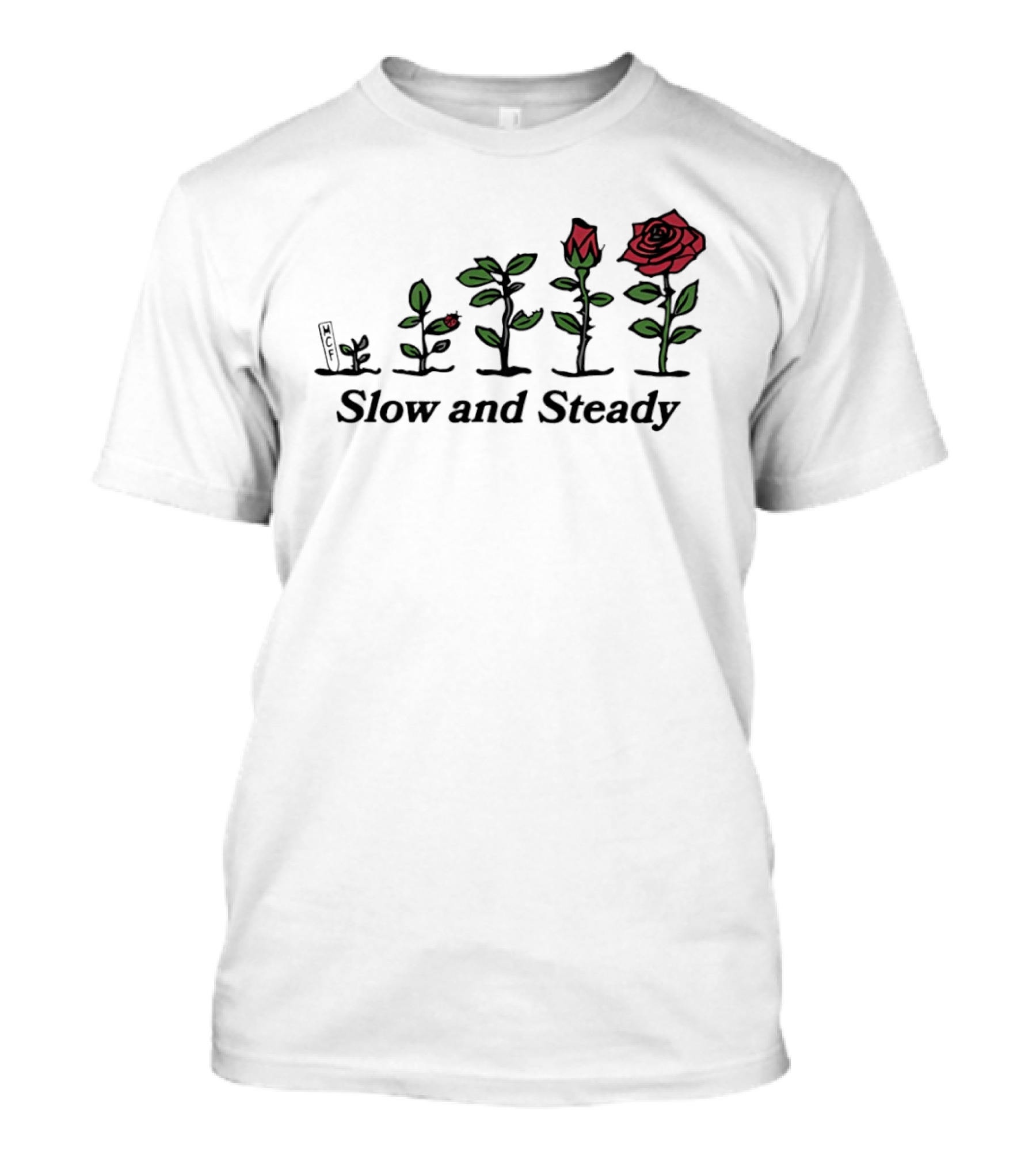 MCF Rose Growth Journey Slow And Steady Progression T-Shirt