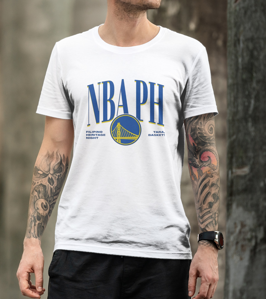 NBA Golden State Warriors Filipino Heritage Night Tara Basket T-Shirt
