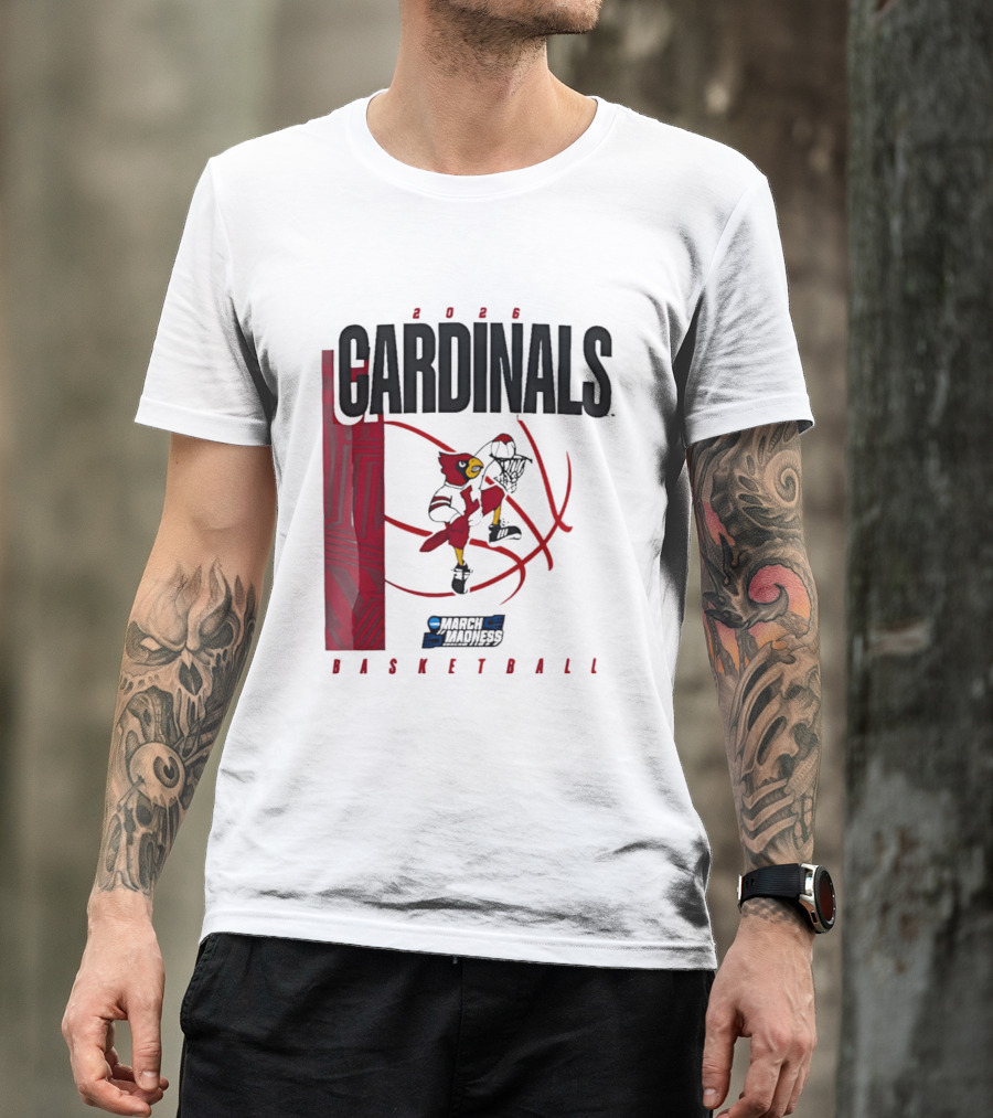 2026 Cardinals March Madness Basketball NCAA T-Shirt
