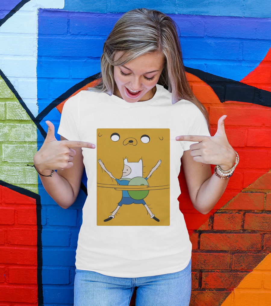 Adventure Time Finn And Jake Bro Hug T-Shirt