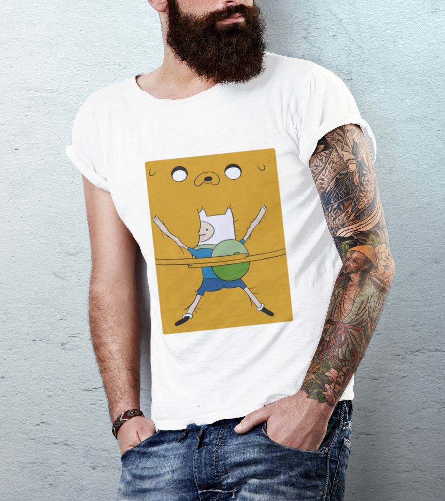 Adventure Time Finn And Jake Bro Hug T-Shirt