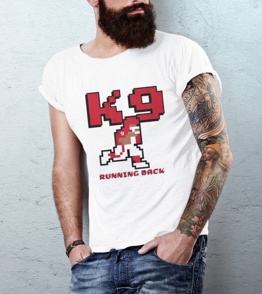 Kenneth Walker III K9 Running Back Pixel Art Kansas City Chiefs T-Shirt