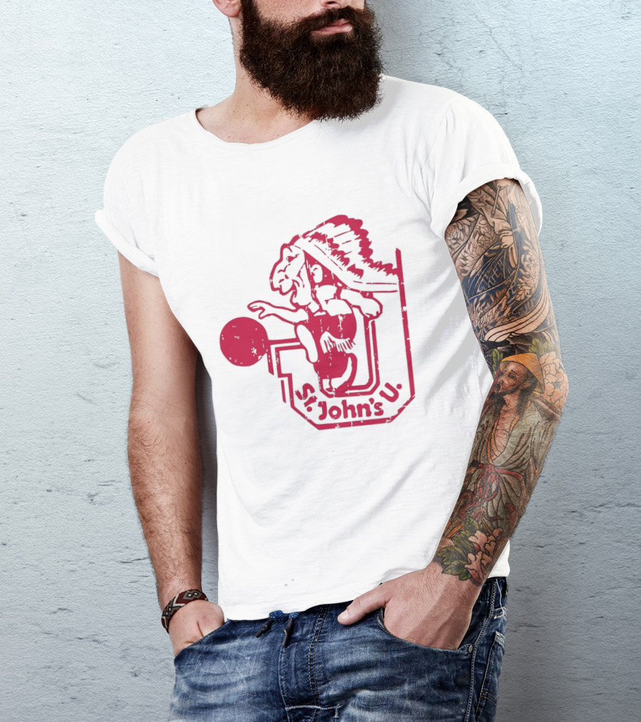 St John's University 1974 1988 Basketball T-Shirt