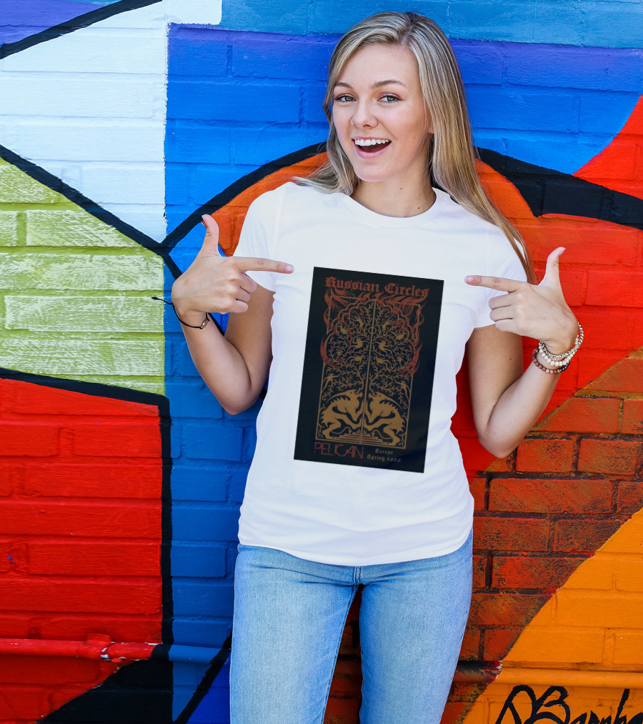 Russian Circles Pelican Europe Spring 2026 Tour Fantasy Artistry T-Shirt
