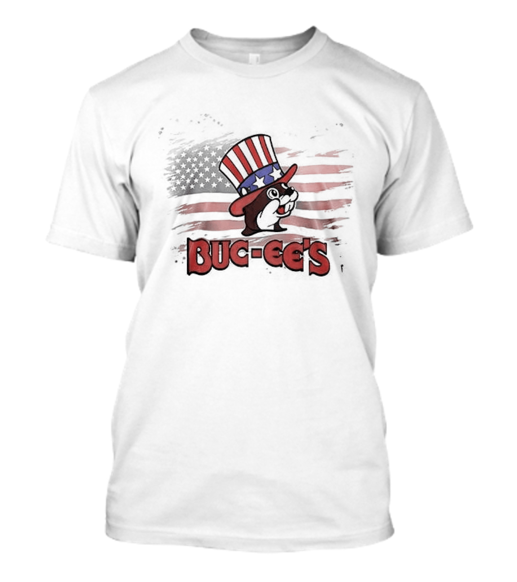 Buc Ee's American Flag Hat 250th Anniversary Celebration T-Shirt
