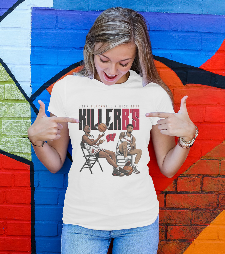 John Blackwell Nick Boyd Wisconsin Killer B's Basketball Duo T-Shirt