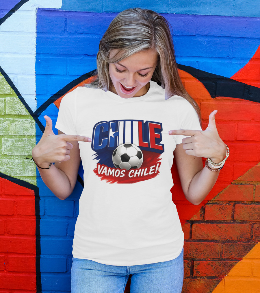 Chile Vamos Chile Soccer Enthusiast Spirit T-Shirt