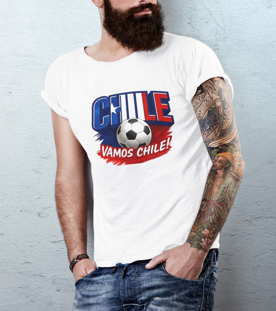 Chile Vamos Chile Soccer Enthusiast Spirit T-Shirt
