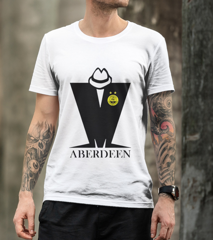 Nutty M Aberdeen FC Football Badge Fedora T-Shirt