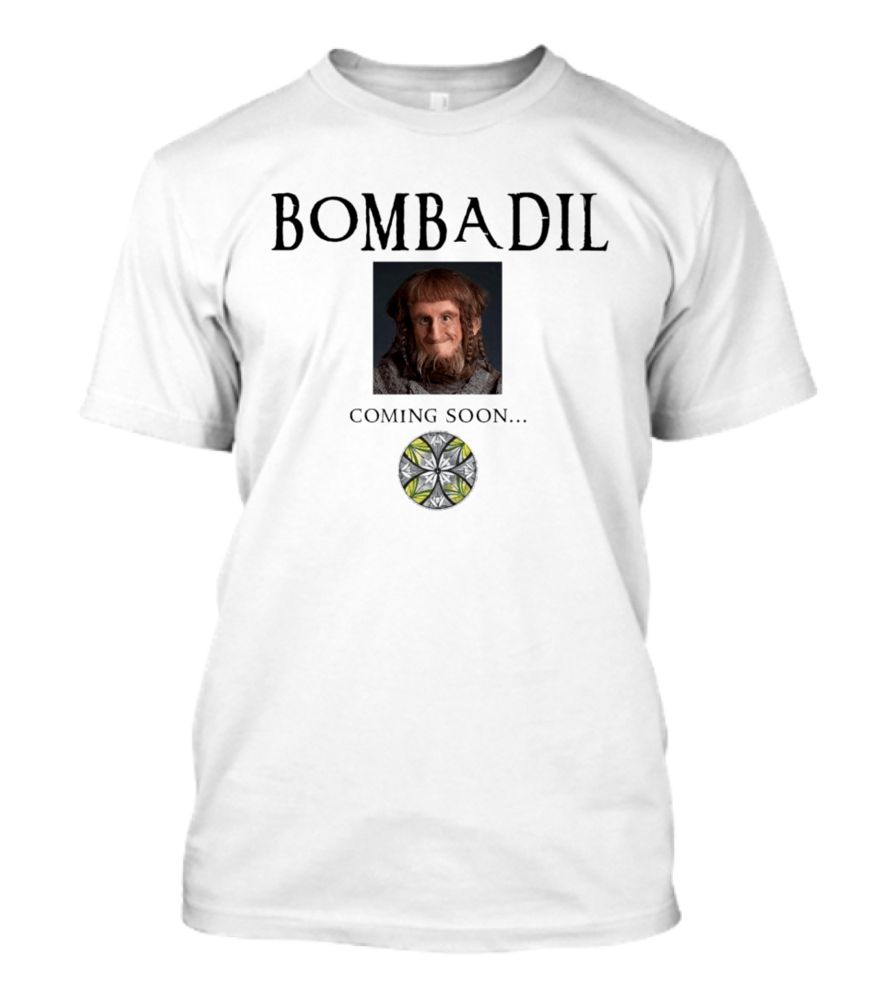 Bombadil Coming Soon Medieval Character With Celtic T-Shirt
