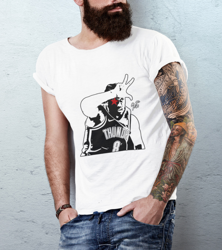 Jalen Williams JDub OKC Thunder NBA Three Point Celebration T-Shirt