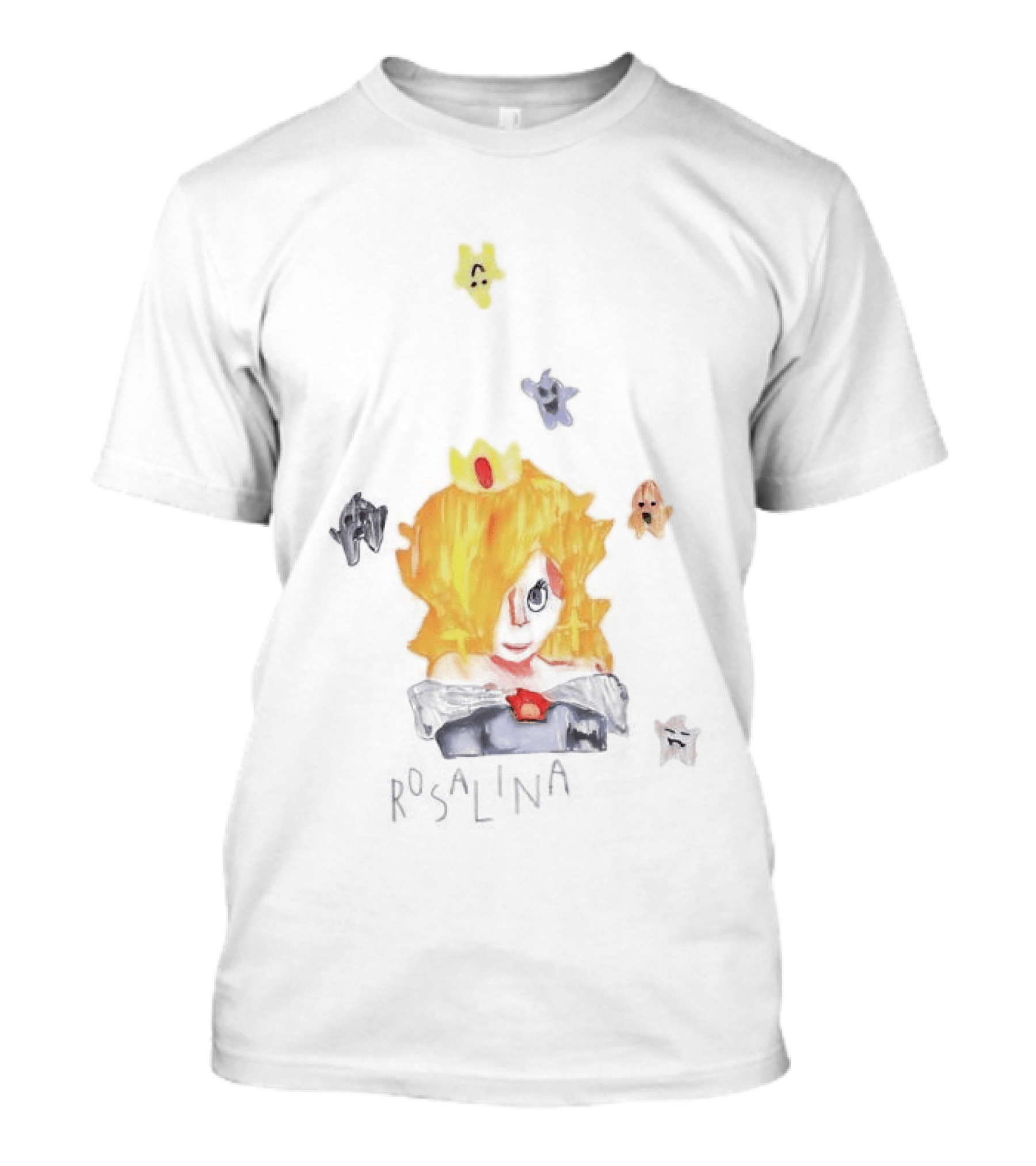 Rosa Lina Meme Yellow Star Crown Princess T-Shirt