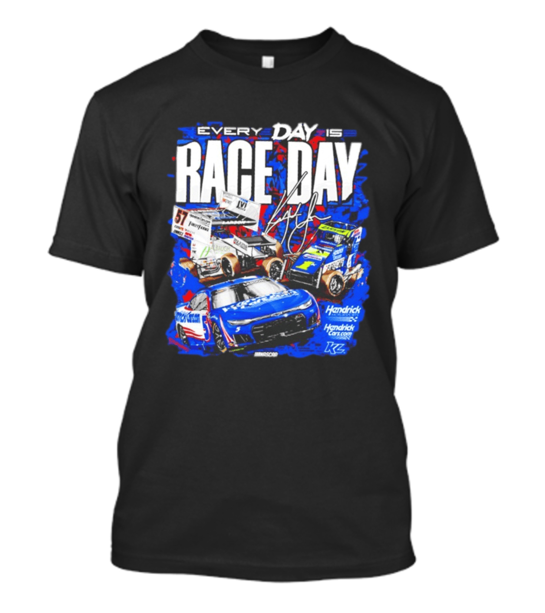 Hendrick Motorsports Every Day Is Race Day NASCAR Car Fans T-Shirt